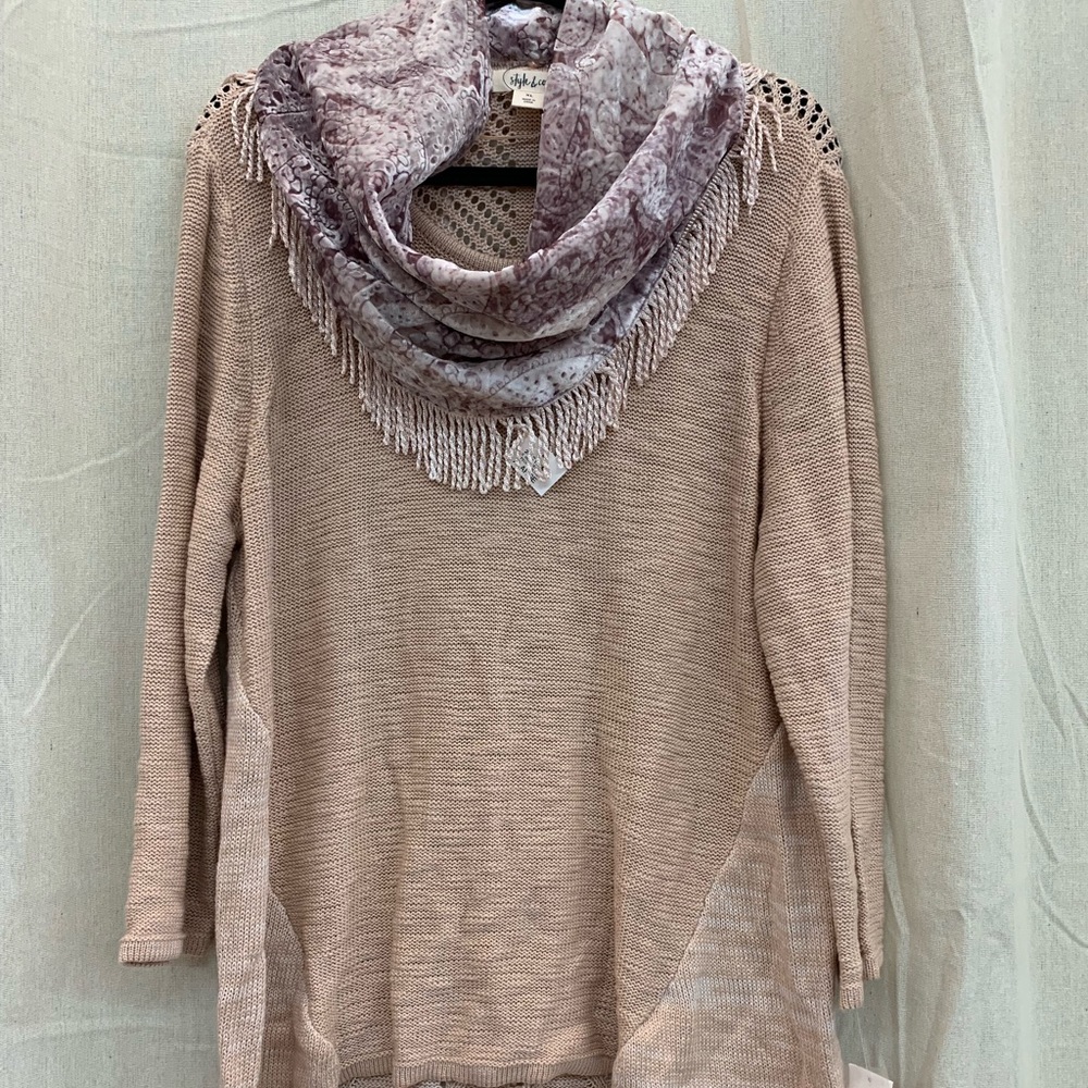 Style & Co Sweater with Scarf